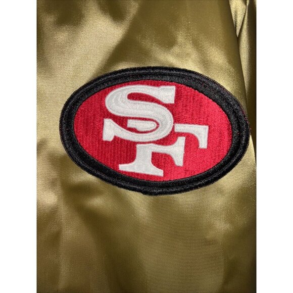 San Francisco 49ers Locker Line Bomber Jacket Size Medium M - Picture 6 of 8